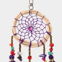 Брелок "Ловец снов" 17 см, цв. фиолетовый