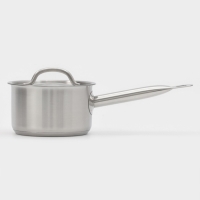 Ковш 1,3 л, d=14, h=8,5 см, с крышкой, толщина стенки 0,8 мм, индукция