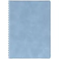 Ежедневник Spring Urban на заказ, недатированный, голубой