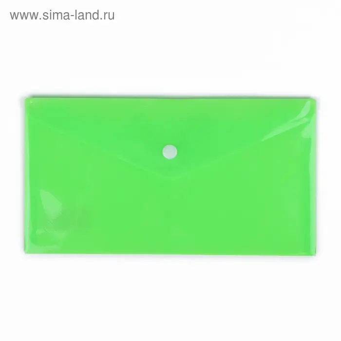 Папка-конверт на кнопке, travel, 180 мкм, рифлёная, МИКС
