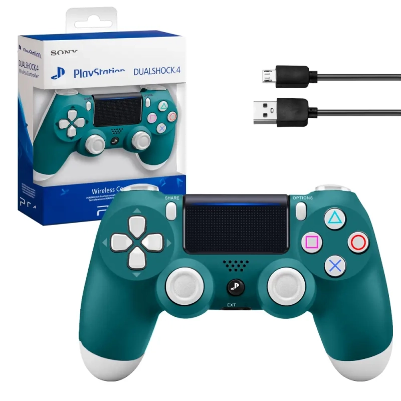 Джойстик PS4 DualShock беспроводной A темно-зеленый