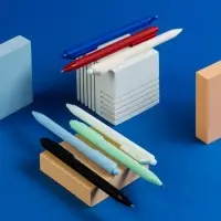 Ручка шариковая Cursive Soft Touch, синяя