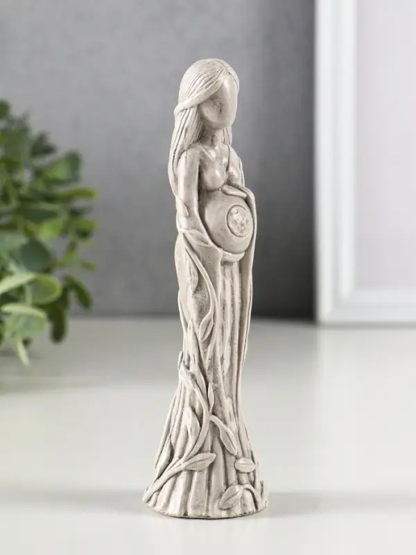 Фигура гипс "Луна" 15х4 см, под камень