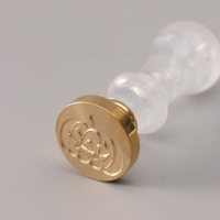 Сургучный набор "Страшная тыква" печать, ручка, сургуч 12,5х10х3,6 см