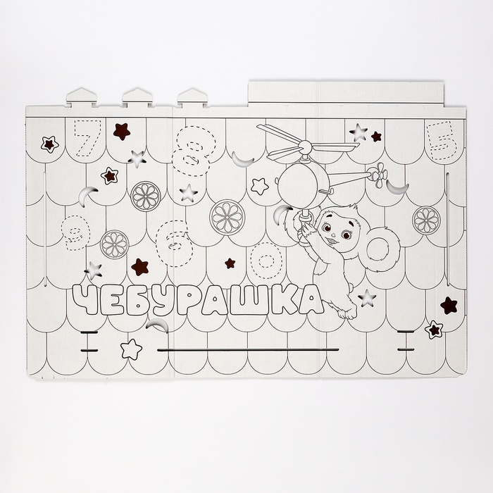 Дом из картона "Чебурашка"