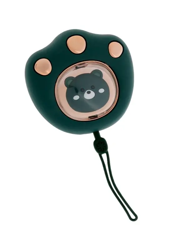 Электрическая портативная грелка для рук, 5 Вт, АКБ, 800 мАч, до 55 &deg;С, USB, зеленая