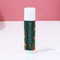 Бальзам для губ ЧИСТОЕ СЧАСТЬЕ в коробке, 10 г, аромат мандарина, Новый Год