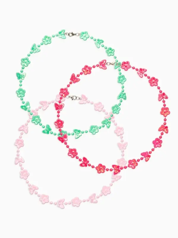 Бусы детские Выбражулька &laquo;Бабочки&raquo;, 40 см, цвет МИКС