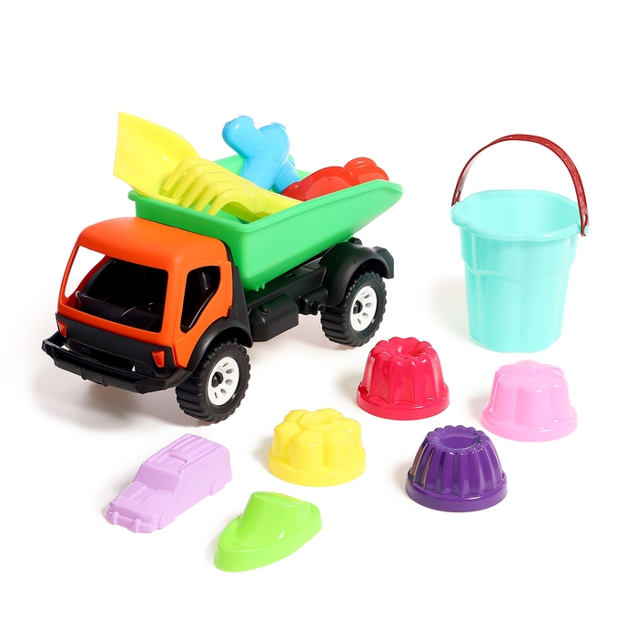 Песочный набор с самосвалом &laquo;Дюна&raquo;, 12 предметов