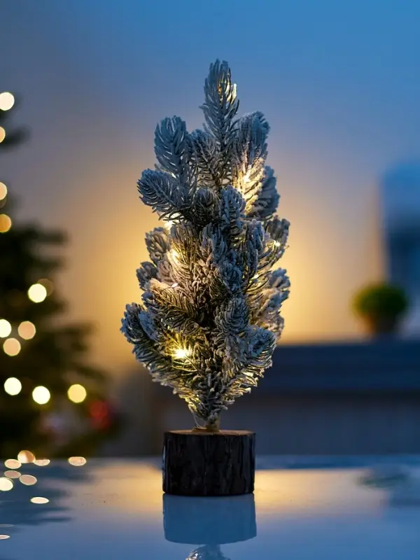 Фигура светодиодная &laquo;Новогоднее настроение&raquo; 35 см, 20 LED, от батареек AG13&times;3, свечение тёплое белое