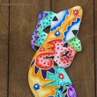 Панно настенное "Геккон океан" 11х1,1х50 см