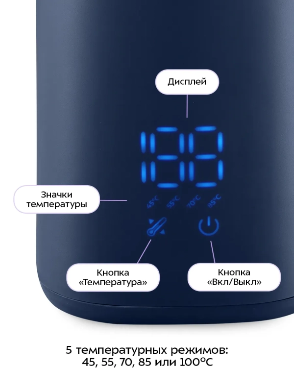 Чайник электрический металлический КТ-6749 - 1.5 л