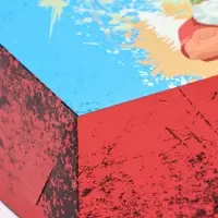 Коробка складная, двухсторонняя Happy New Year, 25&times;17&times;10 см