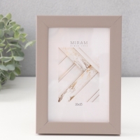 Фоторамка пластик "МИРАМ" 10х15 см, св. коричневый