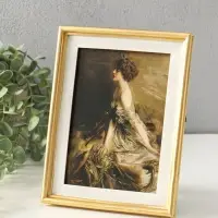 Фоторамка полистоун 13х18 см "Золотая классика" 21,5х16,5х2,5 см