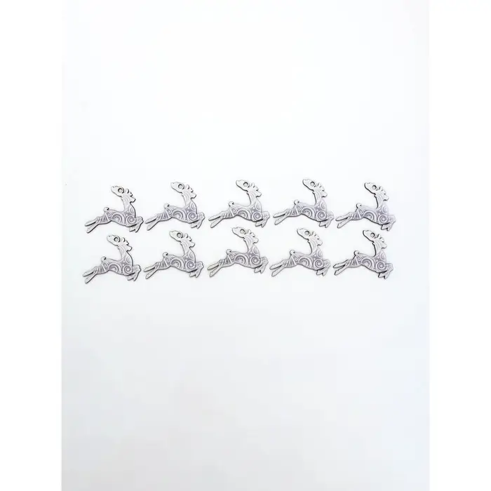 Подвеска деревянная "Олень" , 10 шт.