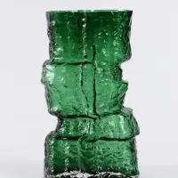 Ваза &laquo;Гоэтано&raquo;, 24.5&times;13 см, стекло, зелёная