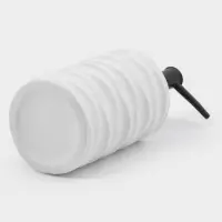 Дозатор для жидкого мыла "Волны", цвет белый