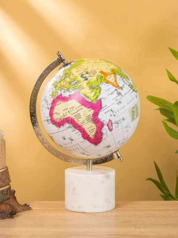 Глобус сувенирный, 23&times;20&times;32 см, подставка мрамор