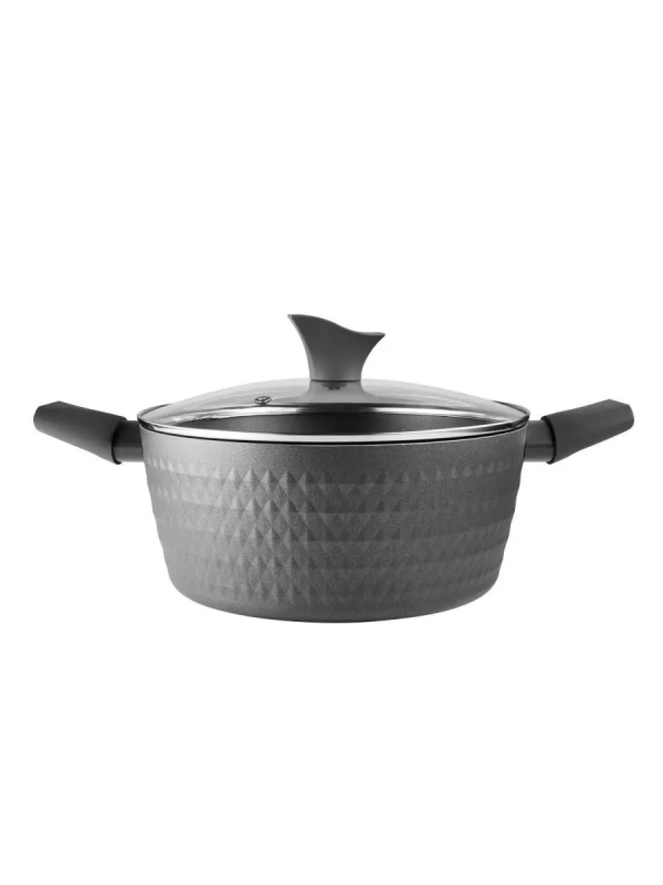 Кастрюля 4.2 литра Kontur-24C крышка индукция антипригарное