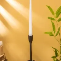 Подсвечник &laquo;Полночь&raquo;, 8&times;8&times;20 см, алюминий