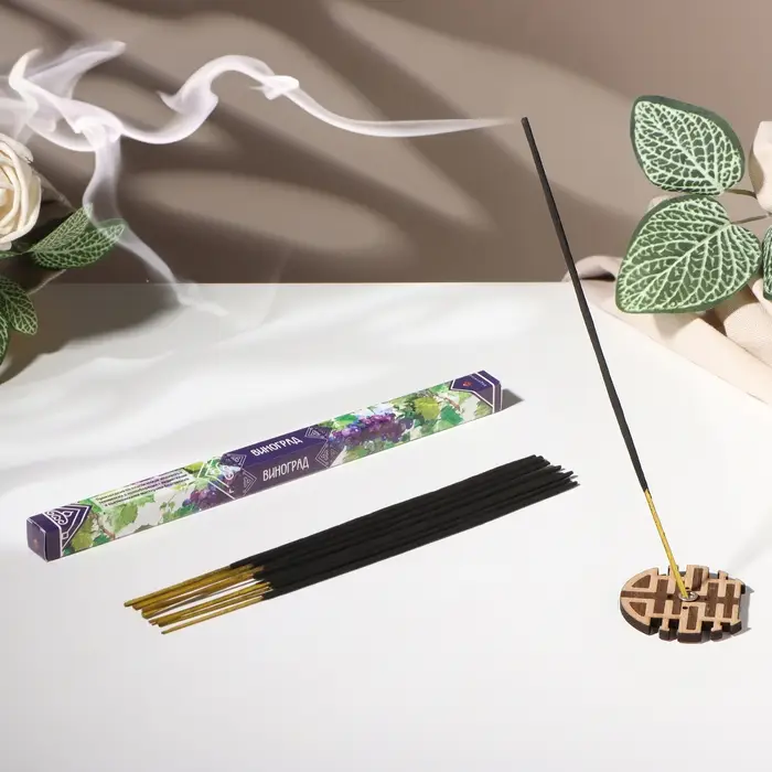 Благовония "Дыхание природы Виноград", 8 палочек