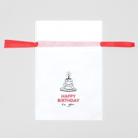 Мешок подарочный "С днём рождения", 24х36 см   9694684