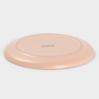 Тарелка Доляна &laquo;Кремовое облако&raquo;, d=20.5 см, керамика, персиковая