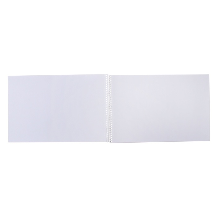 Альбом для рисования А4, 48 листов на гребне "Очарование природы", обложка мелованный картон, тиснение, блок 100 г/м2, МИКС