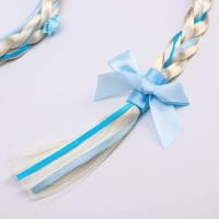 Ободок для волос с косой, голубой "Эльза", Холодное сердце