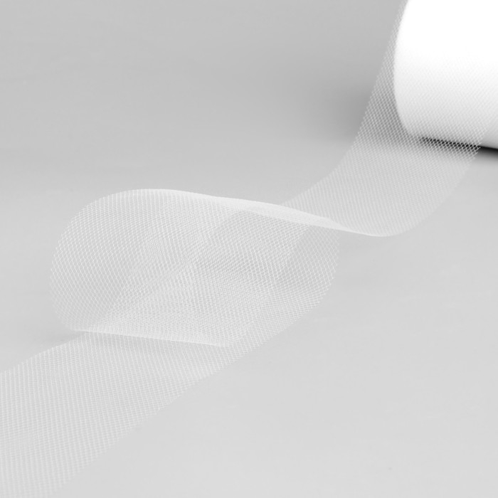 Фатин, 5 см, 11 &plusmn; 1 г/кв.м, 23 &plusmn; 1 м, цвет белый №1