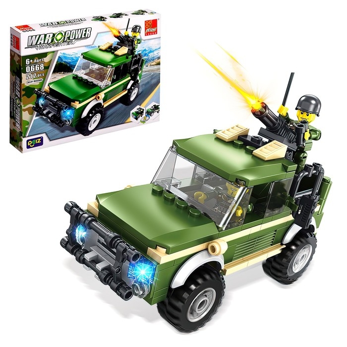 Конструктор 4 в 1 Военные &laquo;Солдаты&raquo;, 4 вида МИКС