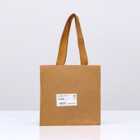 Пакет подарочный, крафт, с окном, 15 х 15 х 15 см