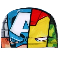 Набор детский &laquo;Мстители&raquo;, в комплекте шапка, очки для плавания, мешок