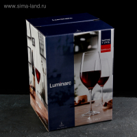 Набор стеклянных бокалов для вина &laquo;Время дегустаций. Бордо&raquo;, 580 мл, 4 шт