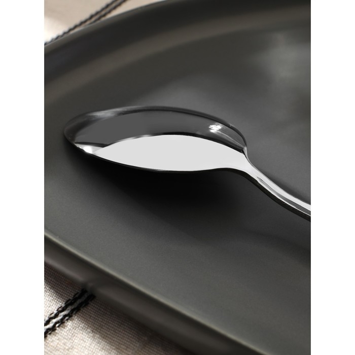 Ложка столовая из нержавеющей стали Magistro &laquo;Блинк&raquo;, длина 22 см, цвет серебряный