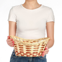 Корзина плетеная &laquo;Ладья&raquo;, 32&times;23&times;10 см, бамбук