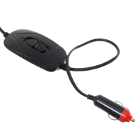 Накидка с подогревом TORSO, 12 В, регулятор, 42&times;42 см, провод 90 см, серый