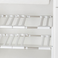 Полка под раковину раздвижная, 26&times;50(70)&times;38 см, цвет белый