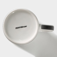 Кружка фарфоровая Доляна &laquo;Кошачьи будни&raquo;, 300 мл, цвет белый