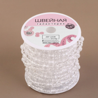 Бусы на нитях, 8 мм, 9 &plusmn; 1 м, цвет прозрачный