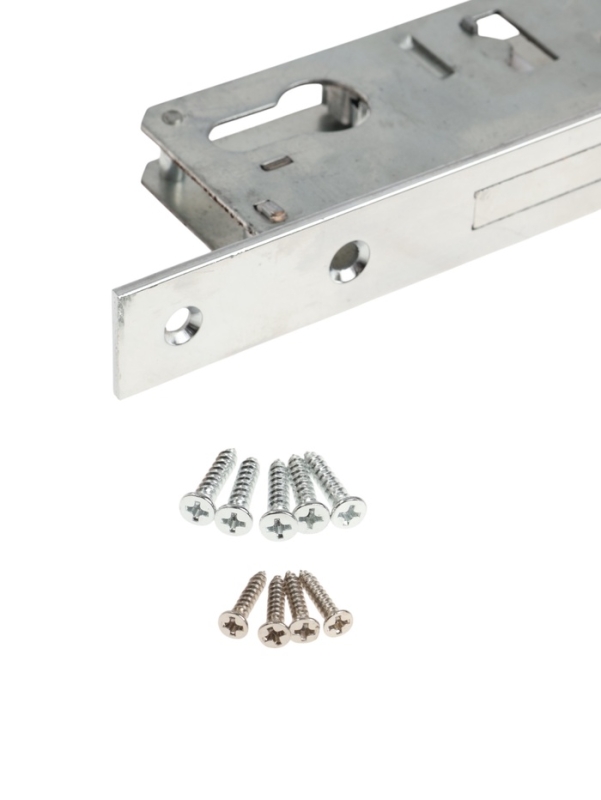 Замок врезной LOCKLAND, узкопрофильный, без ручек, Backset 35 мм, под ц/м, роликовая защелка