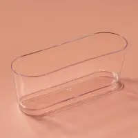 Креманка пластиковая одноразовая овальная &laquo;Лимончелло&raquo;, 100 мл, прозрачная