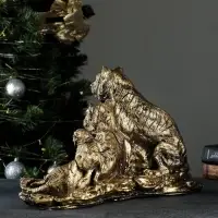 Копилка "Семья тигров" 42х26см