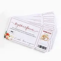 Свадебная лотерея &laquo;Вместе навсегда&raquo;, 8&times;16.5 см