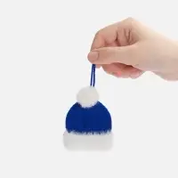 Подвеска на елку &laquo;Вьюшка&raquo;, шапочка, синяя