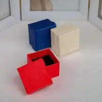 Коробочка подарочная под кольцо/серьги &laquo;Животный принт&raquo;, 5&times;5 (размер полезной части 4.5&times;4.5 см), МИКС, вставка чёрная