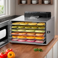 Сушилка для овощей и фруктов электрическая КТ-4917 - 400 Вт