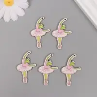 Декор для творчества дерево "Лягушка-балерина" 4,6х2,8х0,3 см