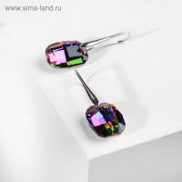 Серьги со стразами &laquo;Иллюзион&raquo; овал, цвет МИКС